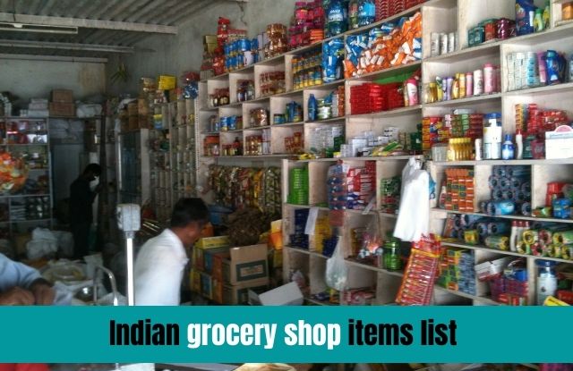general store items list