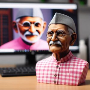 3d printed half bust miniature – memorial or gift