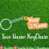 personalized name key chain